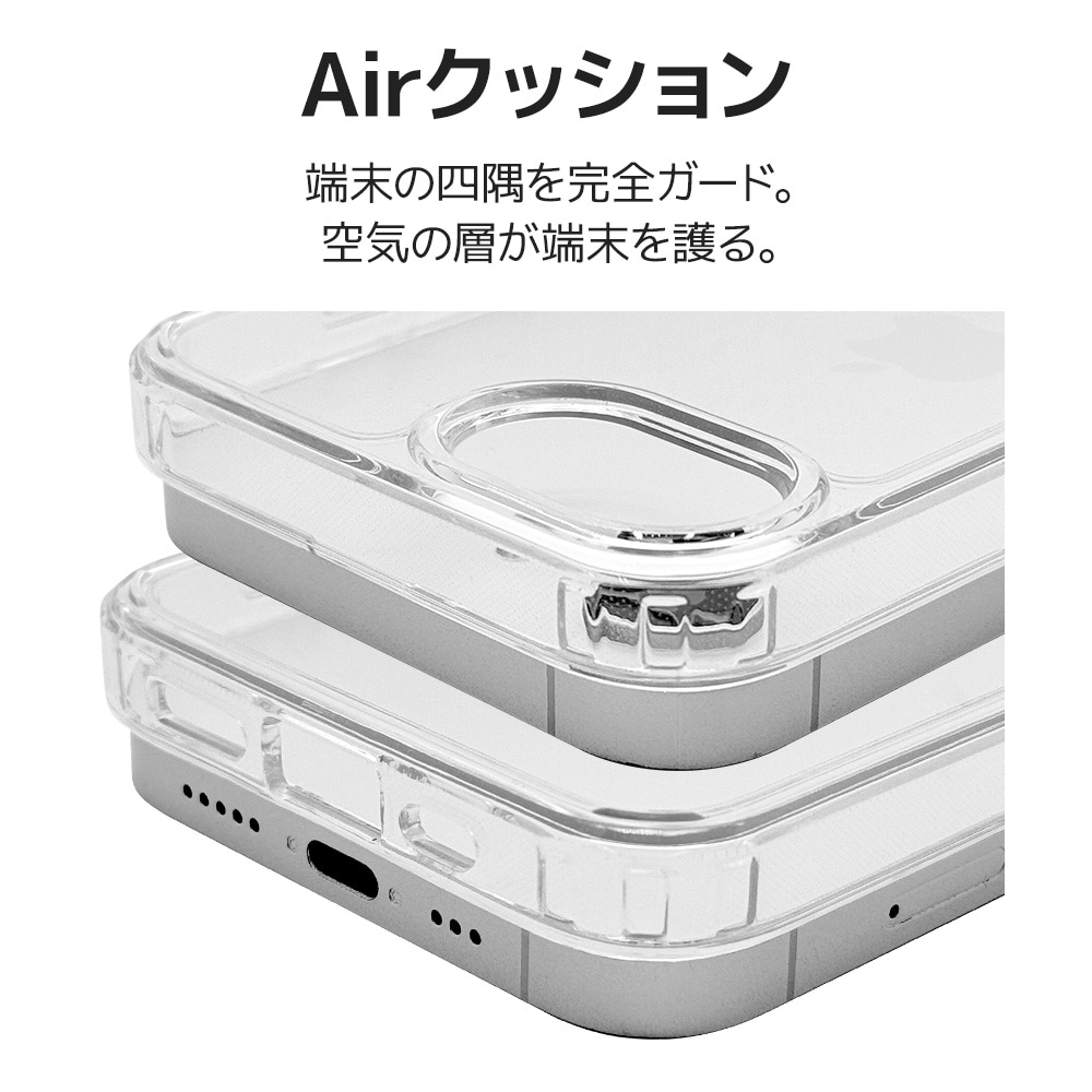 iPhone 16e ケース カバー ハイブリッド 耐衝撃吸収 クリア TPU