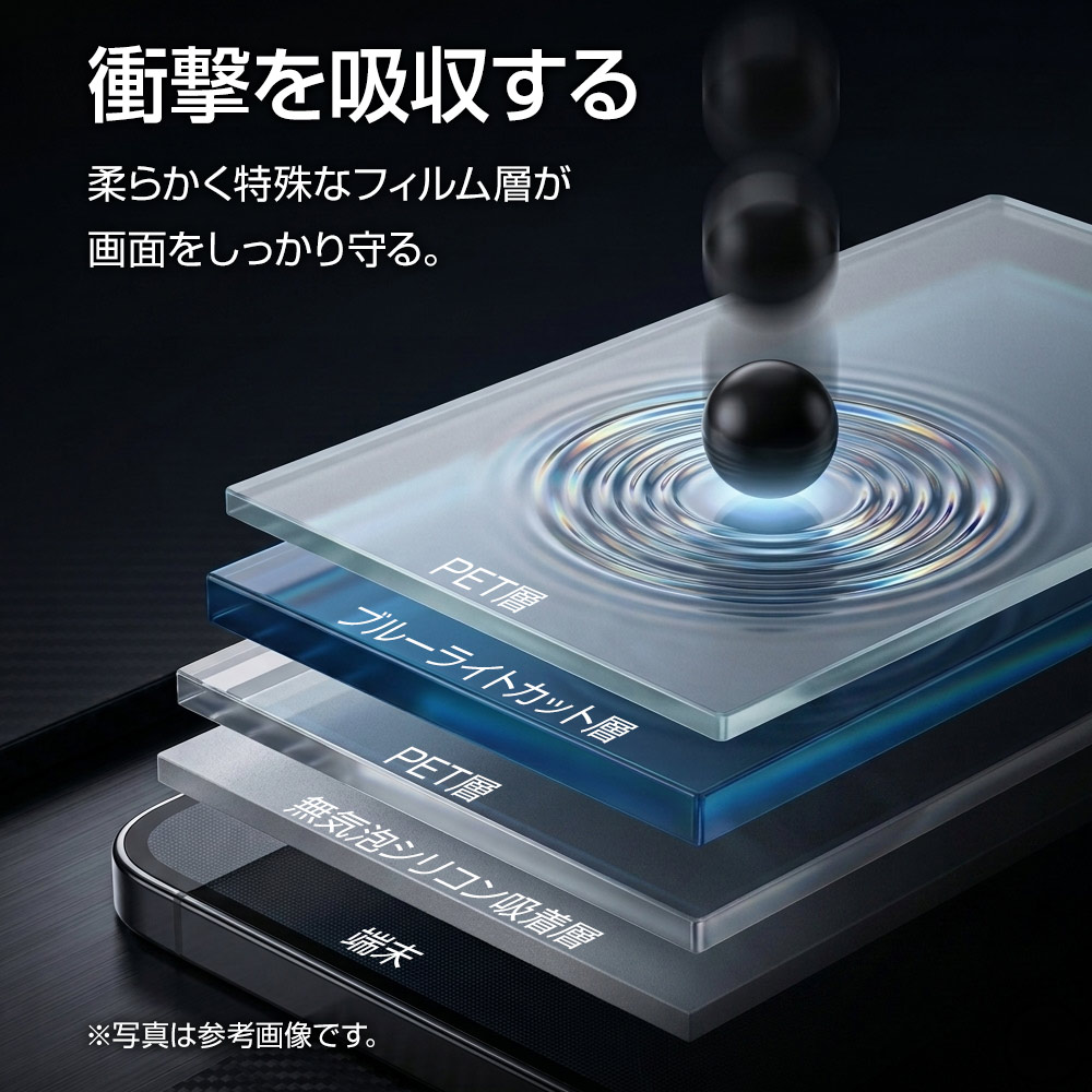 AQUOS wish6 フィルム 全面保護 さらさら マット アンチグレア 反射