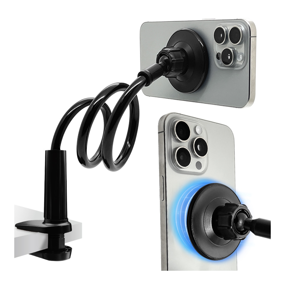 フレキシブルアームスタンド MagSafe対応 マグセーフ マグネット 簡単