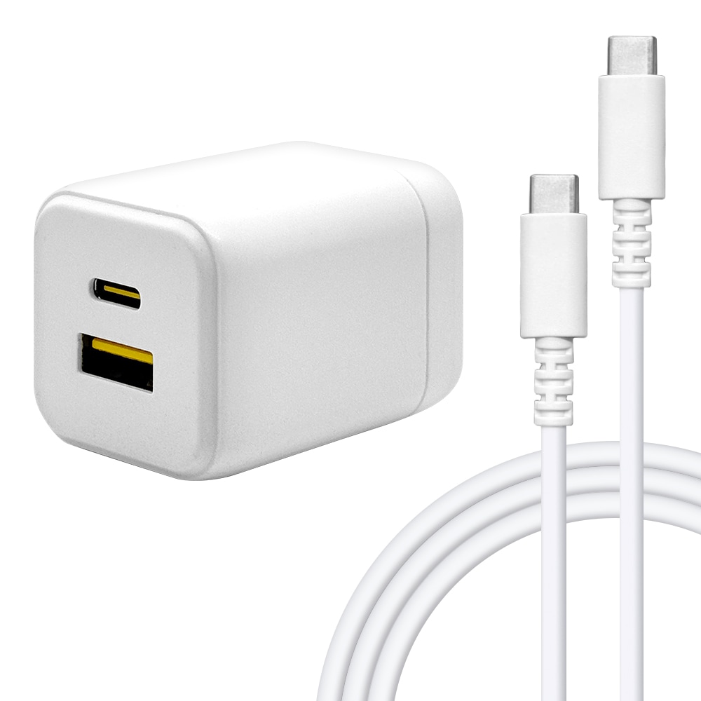 充電器 ACアダプター AC充電器 ケーブル付き タイプC タイプA PD