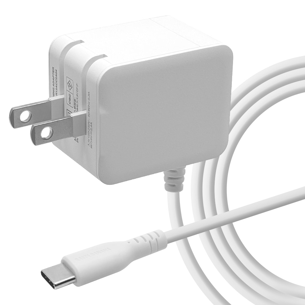 充電器 ACアダプター AC充電器 タイプC ケーブル直付 mini-breaker付