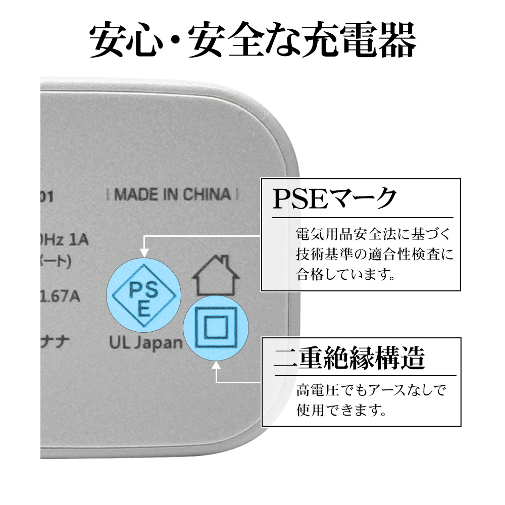 充電器 ACアダプター AC充電器 タイプC PD対応 パワーデリバリー 合計