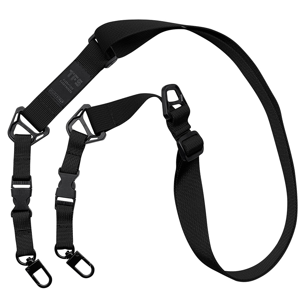 ショルダーストラップ スマホショルダー ハンドストラップ UTILITY STRAP 肩掛け 首掛け 斜めがけ スマホ ストラップ ネックストラップ  おしゃれ ブラック RSST02BK ラスタバナナ-ラスタバナナダイレクト