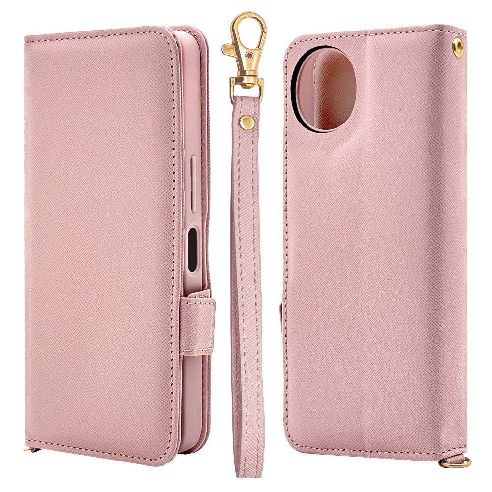 AQUOS wish5 SH-52F ケース カバー 手帳型 カード入れ スタンド機能