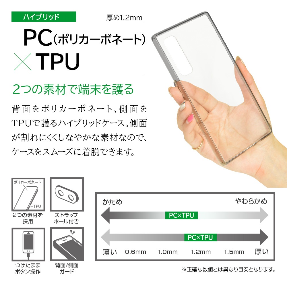 ラスタバナナ Arrows Nx9 F 52a ケース カバー ハイブリッド Tpu Pc クリアブラック アローズ Nx9 スマホケース 5958f52ahb ケース カバー Arrows Arrows Nx9 F 52a ラスタバナナダイレクト