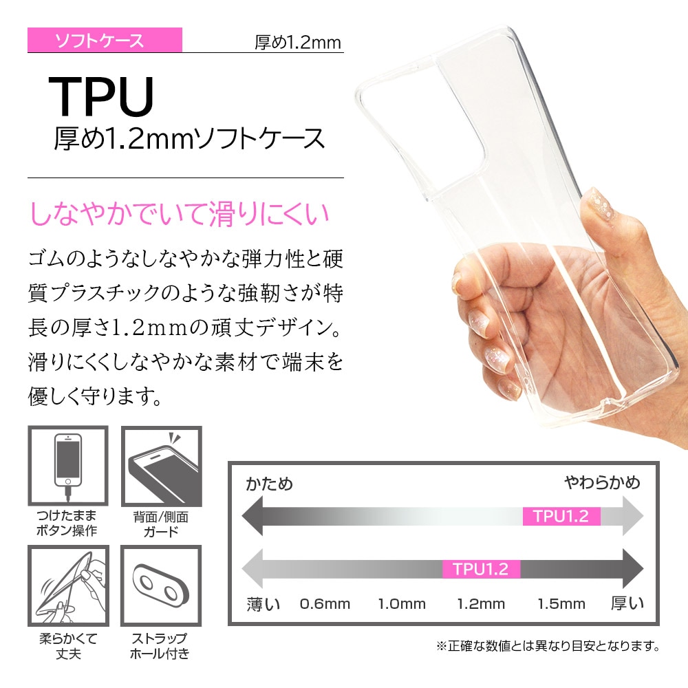 Galaxy S21 Ultra 5g Sc 52b ケース カバー ソフト Tpu 1 2mm クリア 透明 ギャラクシー S21 ウルトラ 5g スマホケース 6167gs21utp ラスタバナナ スマートフォン機種別グッズ Galaxy Galaxy S21 Ultra 5g ケース カバー ラスタバナナダイレクト