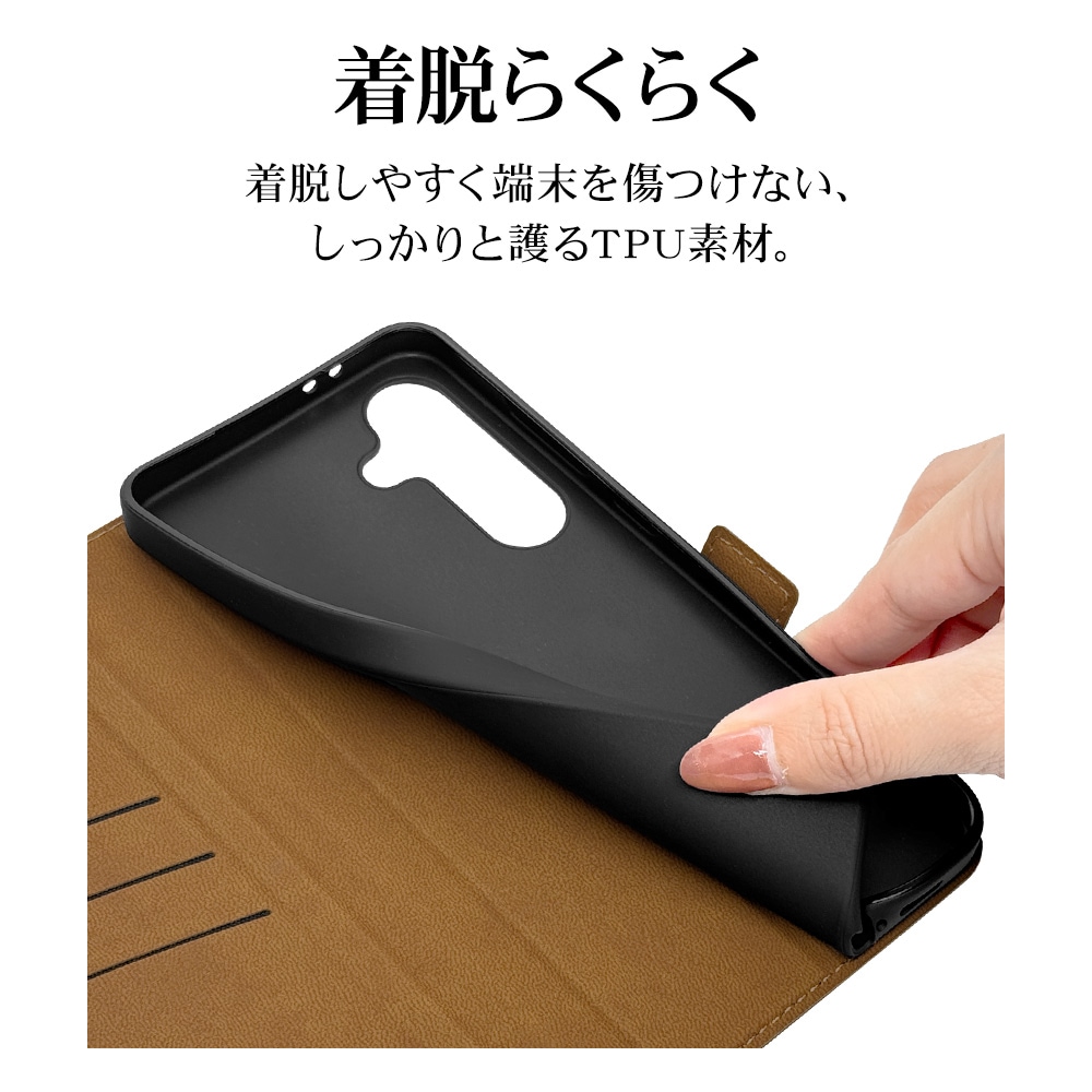 Galaxy S24 FE SCG30 ケース カバー 手帳型 薄型 耐衝撃吸収 カード