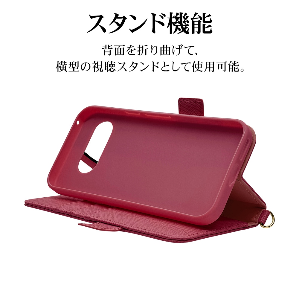 Google Pixel 9a ケース カバー 手帳型 カード入れ スタンド機能