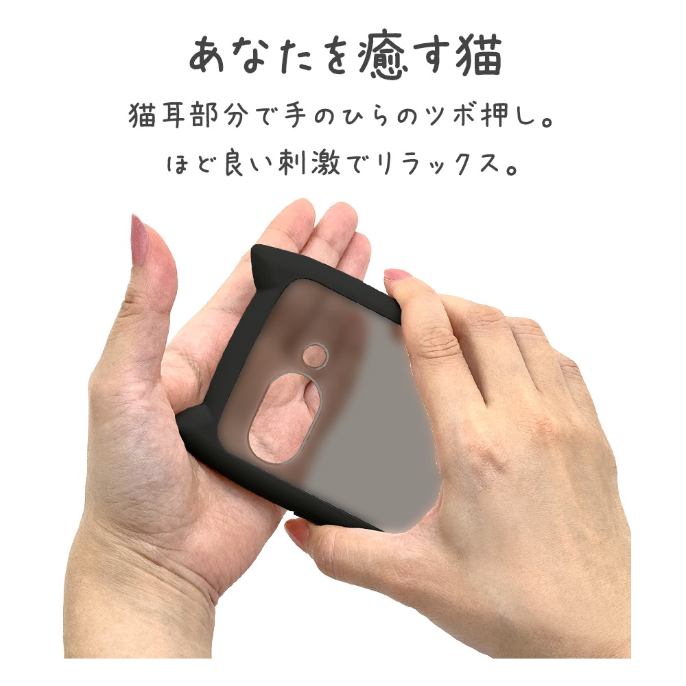 Google Pixel 9a ケース カバー ハイブリッド mimi 猫耳 ネコミミ