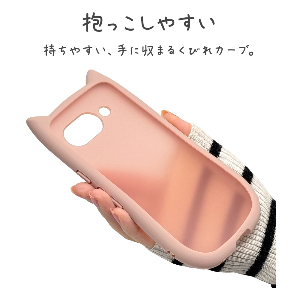 Google Pixel 9a ケース カバー ハイブリッド mimi 猫耳 ネコミミ