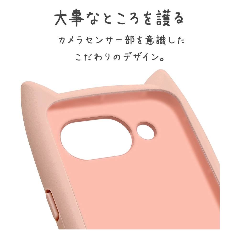 Google Pixel 9a ケース カバー ハイブリッド mimi 猫耳 ネコミミ