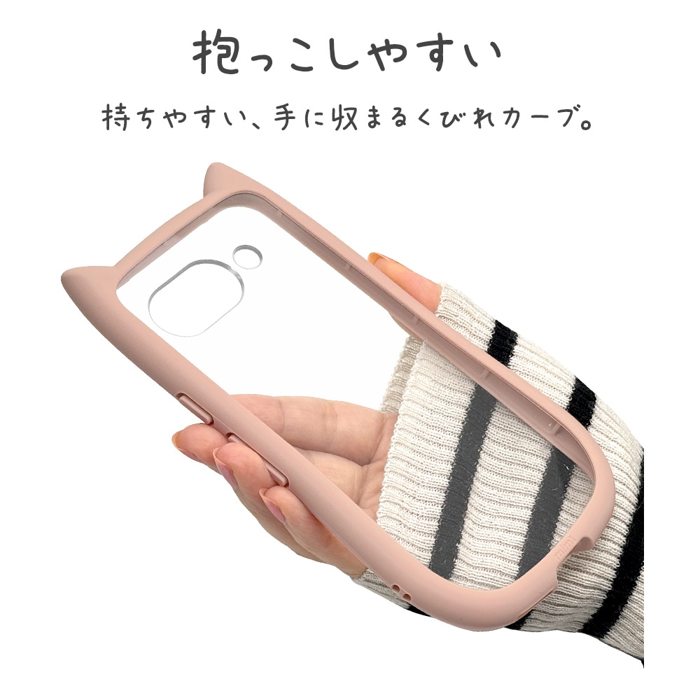 Google Pixel 9a ケース カバー ハイブリッド mimi 猫耳 ネコミミ