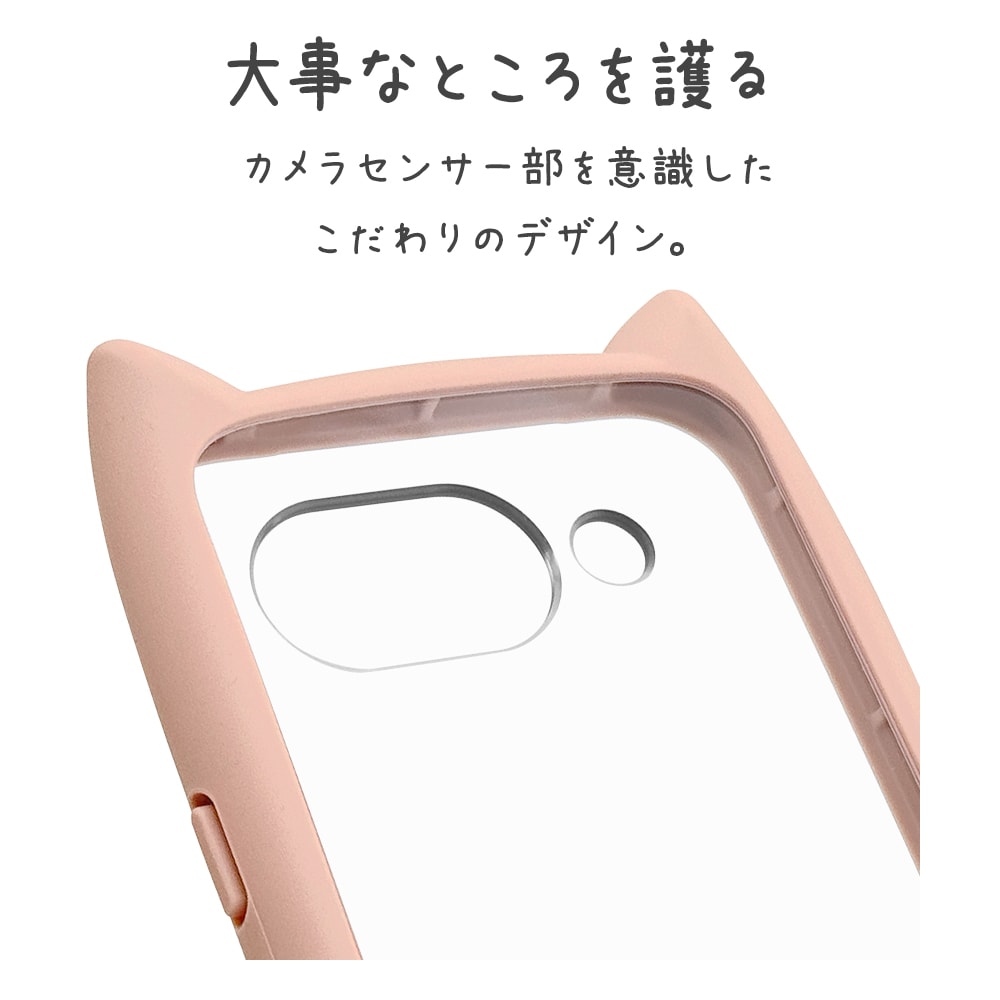 Google Pixel 9a ケース カバー ハイブリッド mimi 猫耳 ネコミミ