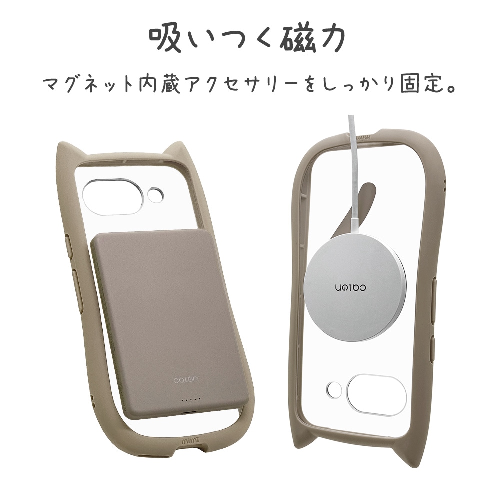 Google Pixel 9a ケース カバー ハイブリッド マグネット充電器対応