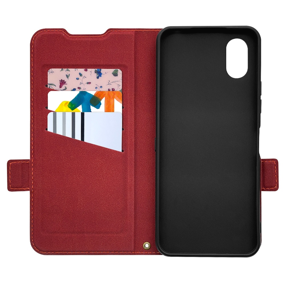 かんたんスマホ4 A402ZT ケース カバー 手帳型 薄型 耐衝撃吸収 カード