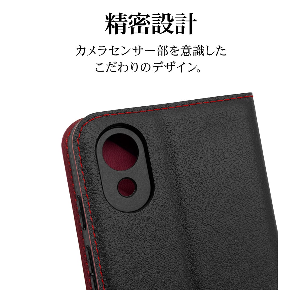 Meebook E6 (物理ボタン付き)未開封 本体＋純正ケース セット かんたんスマホ5 A601ZT ケース カバー 手帳型 薄型 耐衝撃吸収 カード