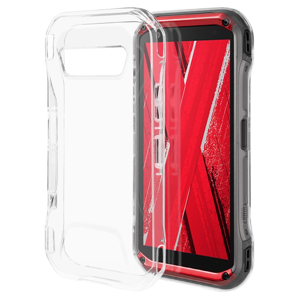 値下げ❗️2Uショートラックケース通気穴カスタム TORQUE G07 ケース カバー ソフトケース TPU 耐衝撃吸収 クリア 透明