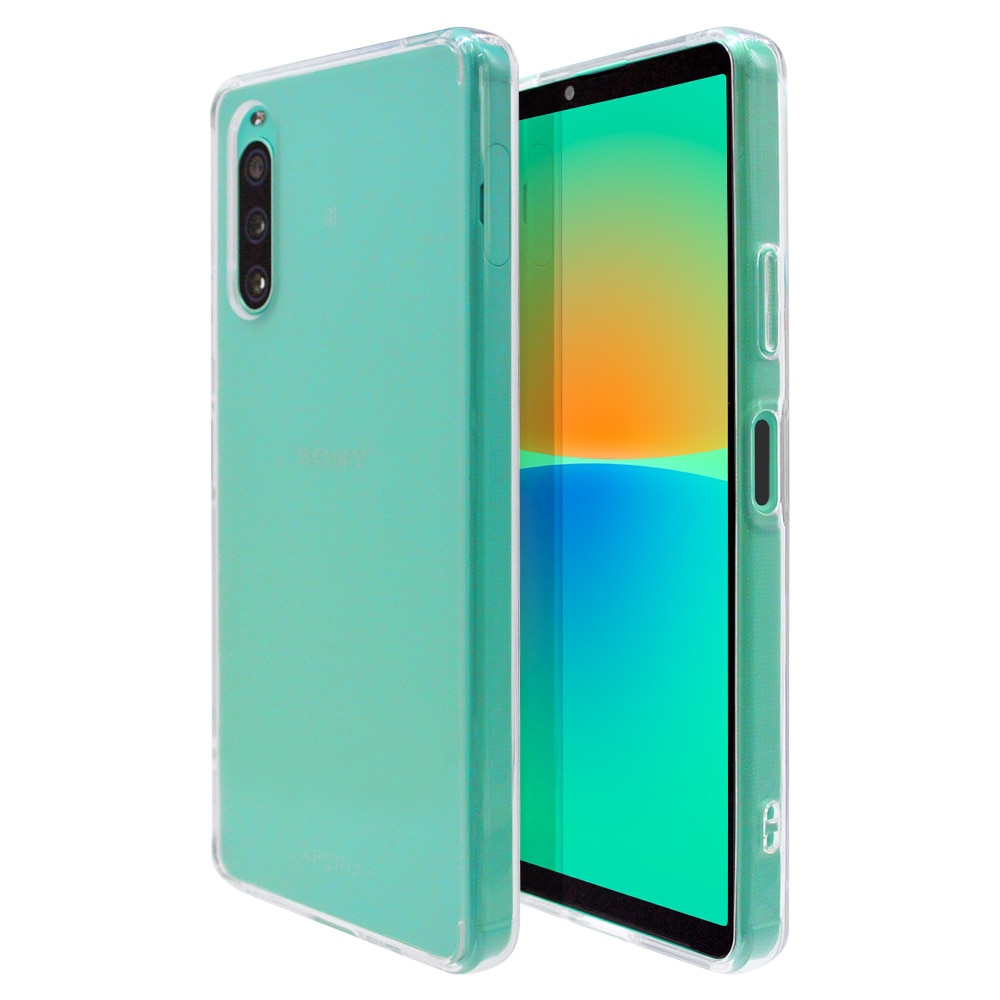 Xperia10 IV SO-52C SOG07 ケース カバー ハイブリッド 耐衝撃吸収 強い 頑丈 クリア 透明 TPUバンパー+PC  ストラップホール エクスペリア10 マーク4 スマホケース 6951XP104HB | すべての商品 | ラスタバナナダイレクト