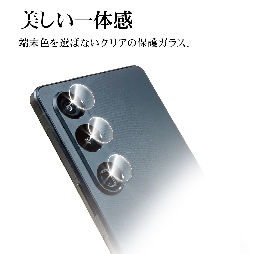 Xperia 1 VII SO-51F SOG15 XQ-FS44 ガラスフィルム レンズカバー