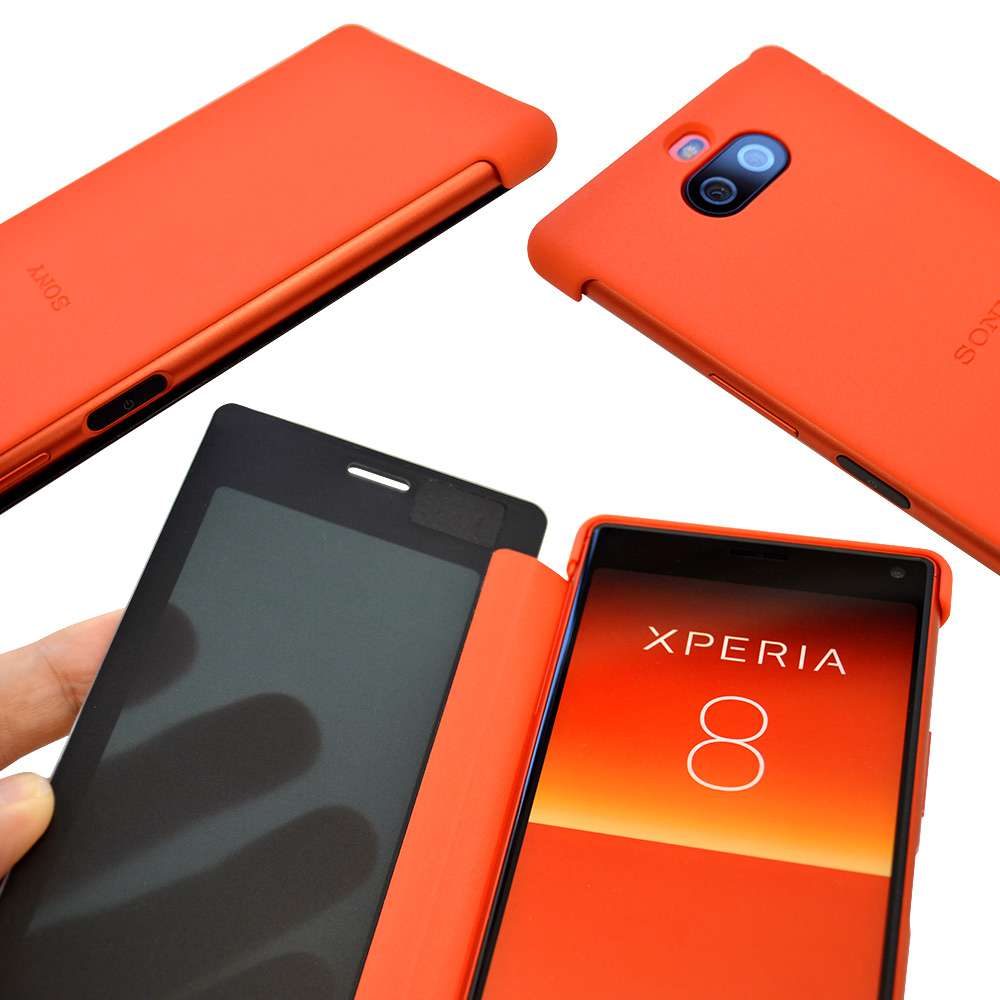 xperia 8 orange（1週間使用）箱あり、ヘッドセット未使用