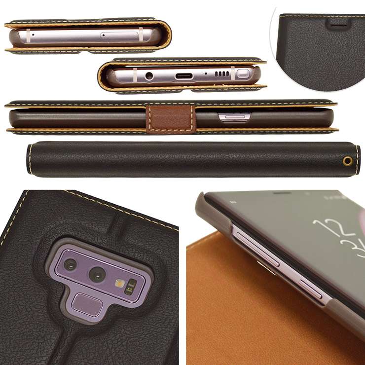 Galaxy Note9 SC-01L/SCV40 ケース/カバー 手帳型 +COLOR 薄型 サイド