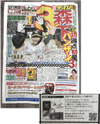 デイリースポーツ 掲載紙面