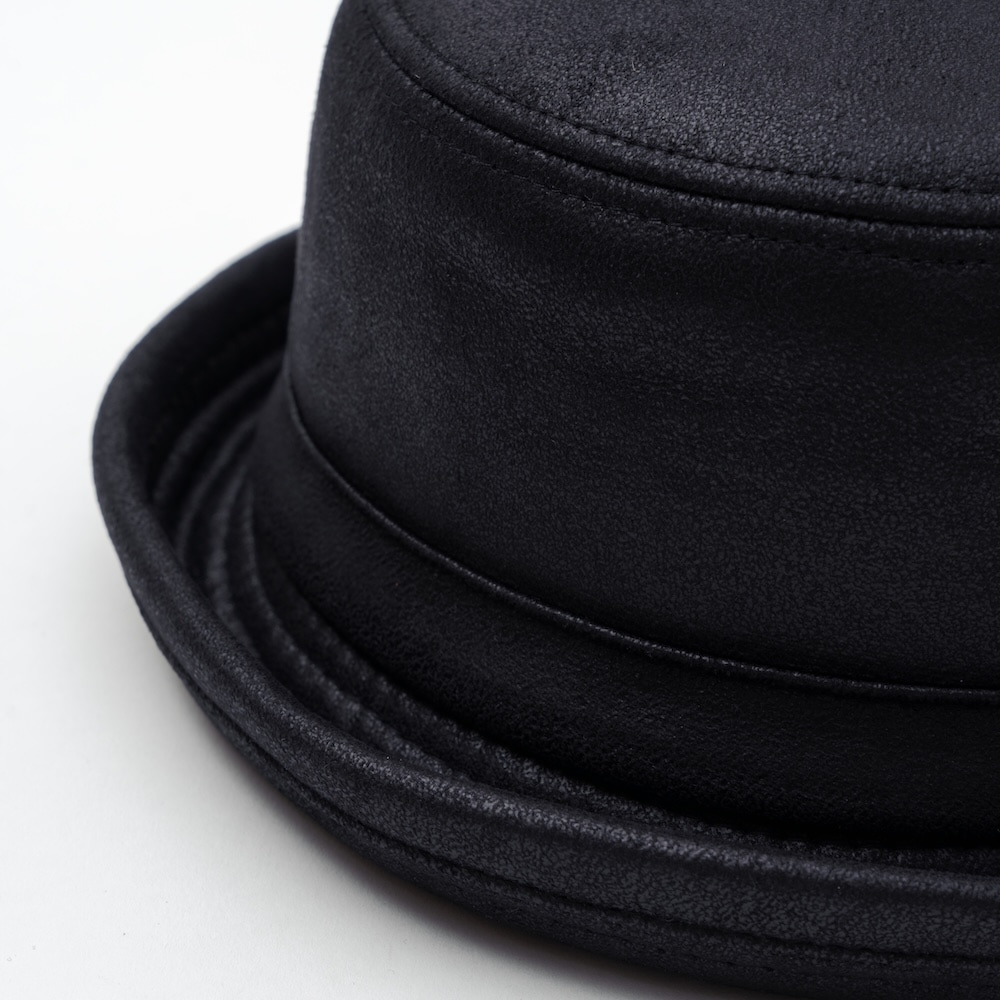 Editor's Trends/エディターズ トレンド」PU LEATHER PORK PIE | HAT