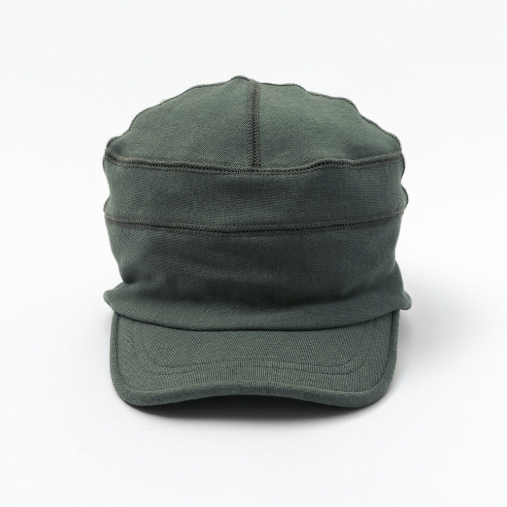 KAPITAL ヴィンテージ ワークキャップ ニットキャップ カーキグレー デッドストック イタリア M.M ワークキャップ グレー - CDC GENERAL