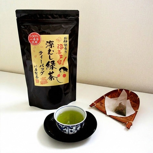 福喜多留　深むし緑茶ティーバッグ5ｇ×40袋
