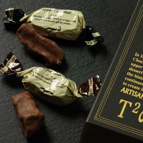 りんごのチョコレートの写真