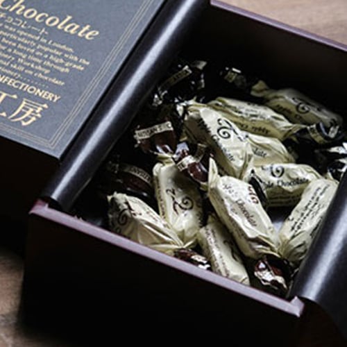 りんごのチョコレートの写真