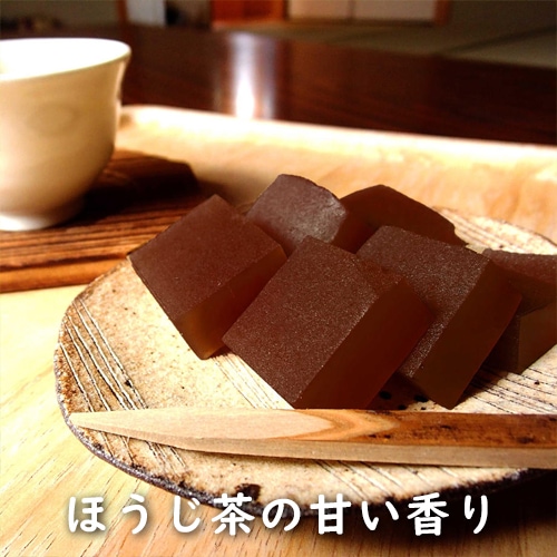 伊勢茶銘菓 ほうじ茶羊羹の写真(ほうじ茶の甘い香り)