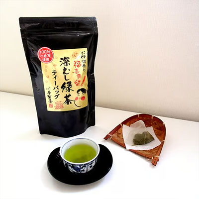 福喜多留　深むし緑茶ティーバッグ5ｇ×40袋