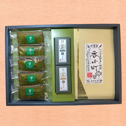 伊勢茶スイーツセット(フィナンシェ&羊羹)[Aセット]【送料込】