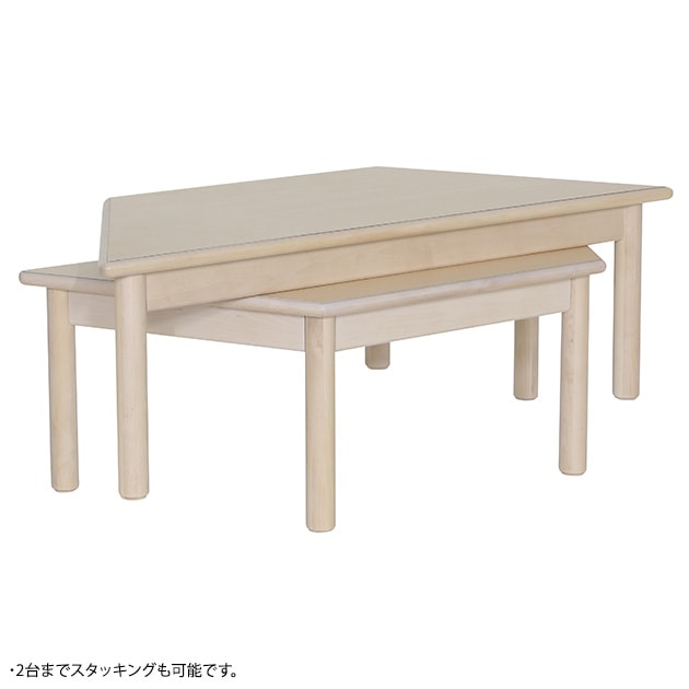 台形テーブル 5才  キッズテーブル こども用テーブル 机 キッズ こども 業務用 ナチュラル シンプル 保育園 幼稚園  