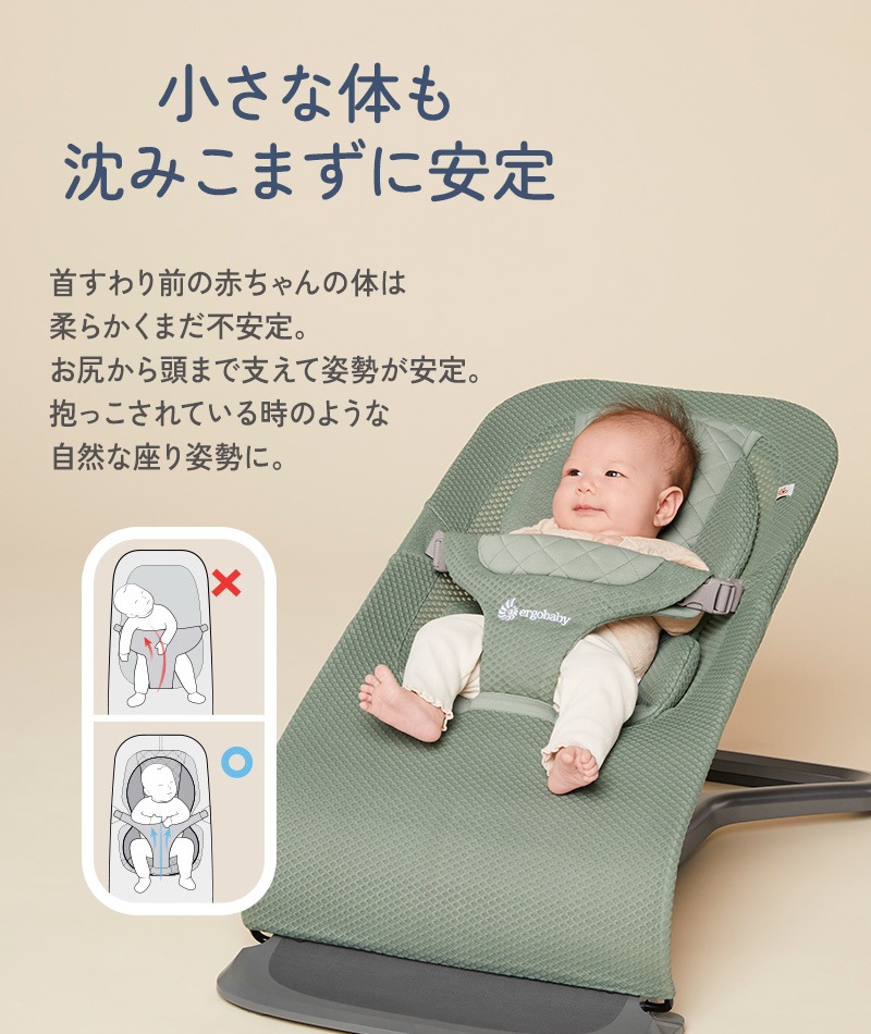 Ergobaby ���르�٥ӡ� �Х��󥵡� evolve ���ܥ�� ��å���  ���르���Х��󥵡� ���������ޤꤿ���� �Х��󥷥󥰥����ȡ��٥ӡ���å� ������  