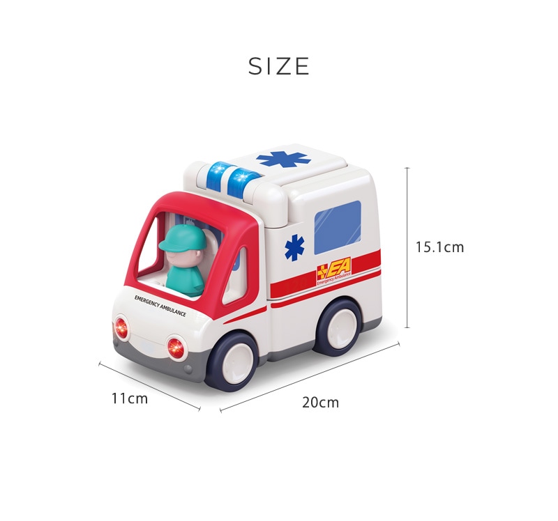 Hola Toys オラトイズ 音がいっぱい！自分で走るきゅうきゅう