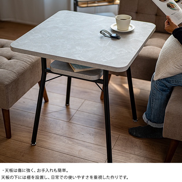 Mash ޥå MILD dining table65 ߥ ˥󥰥ơ֥ 65cm  ơ֥ 2ͳݤ ơ֥  ̲ ѥ եơ֥   