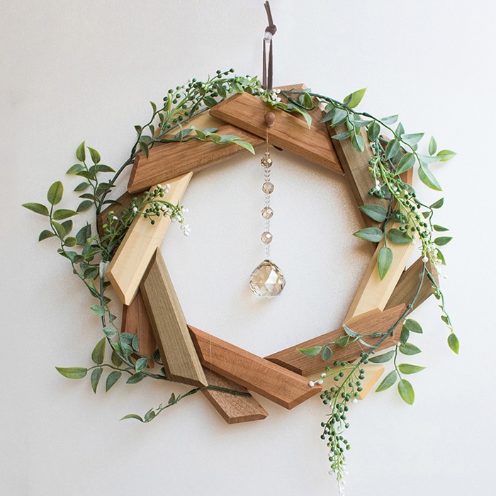 寄木のリース 寄木のリース オークヴィレッジ】寄木のリース 木製リース｜オーク