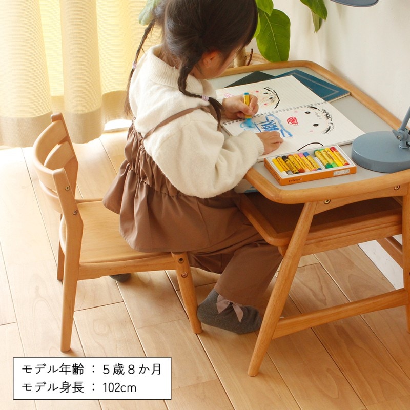 nork note キッズスタディセット  キッズデスクセット 子供用机 椅子付き 勉強机 幼児 木製 お絵かき 高さ調節 入園祝い リビング学習 北欧 ナチュラル おしゃれ  