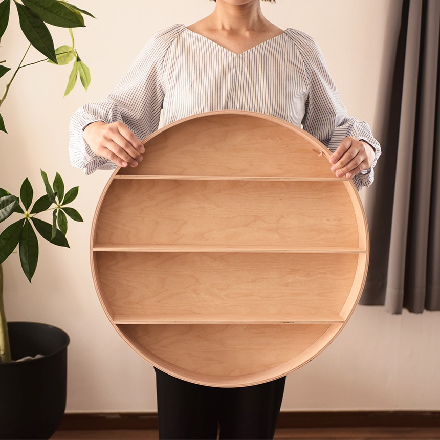 ferm LIVING ファームリビング ラウンドドーム 壁掛けラック 直径55cm