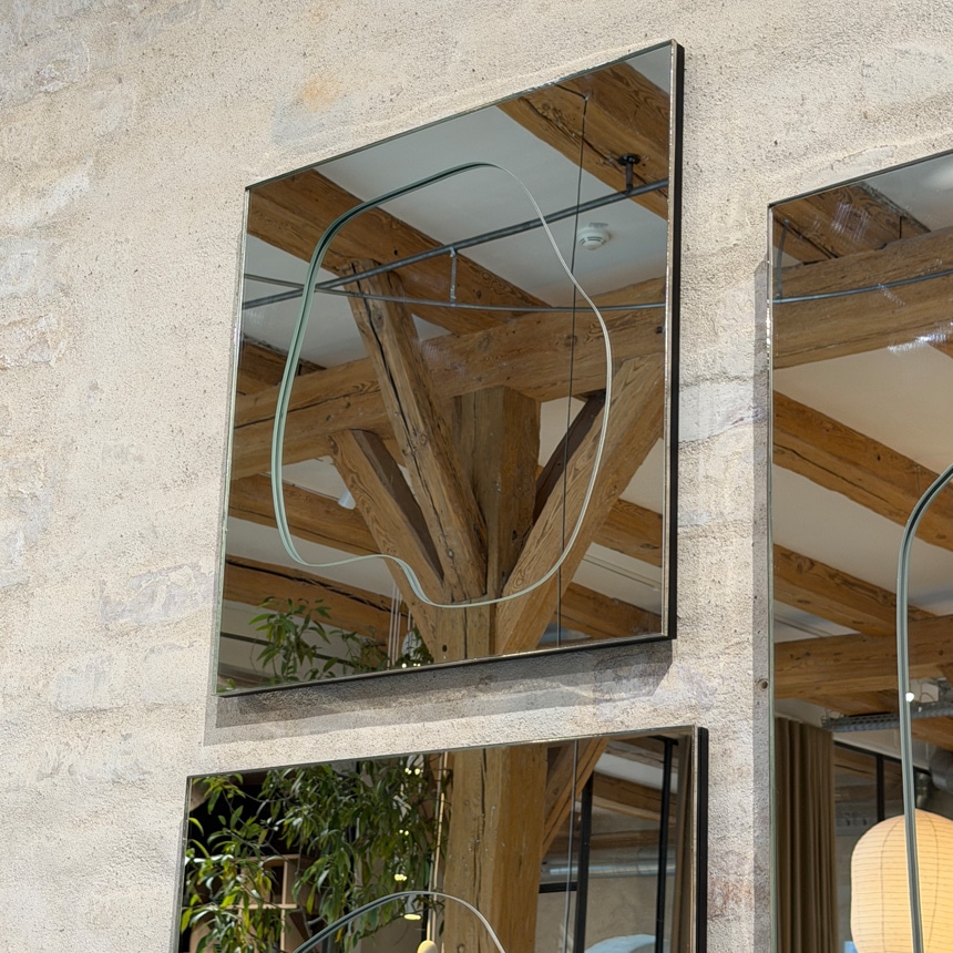 Wall mirror リビング ウォール ミラー Lon ウォールミラー 全3色 60cm