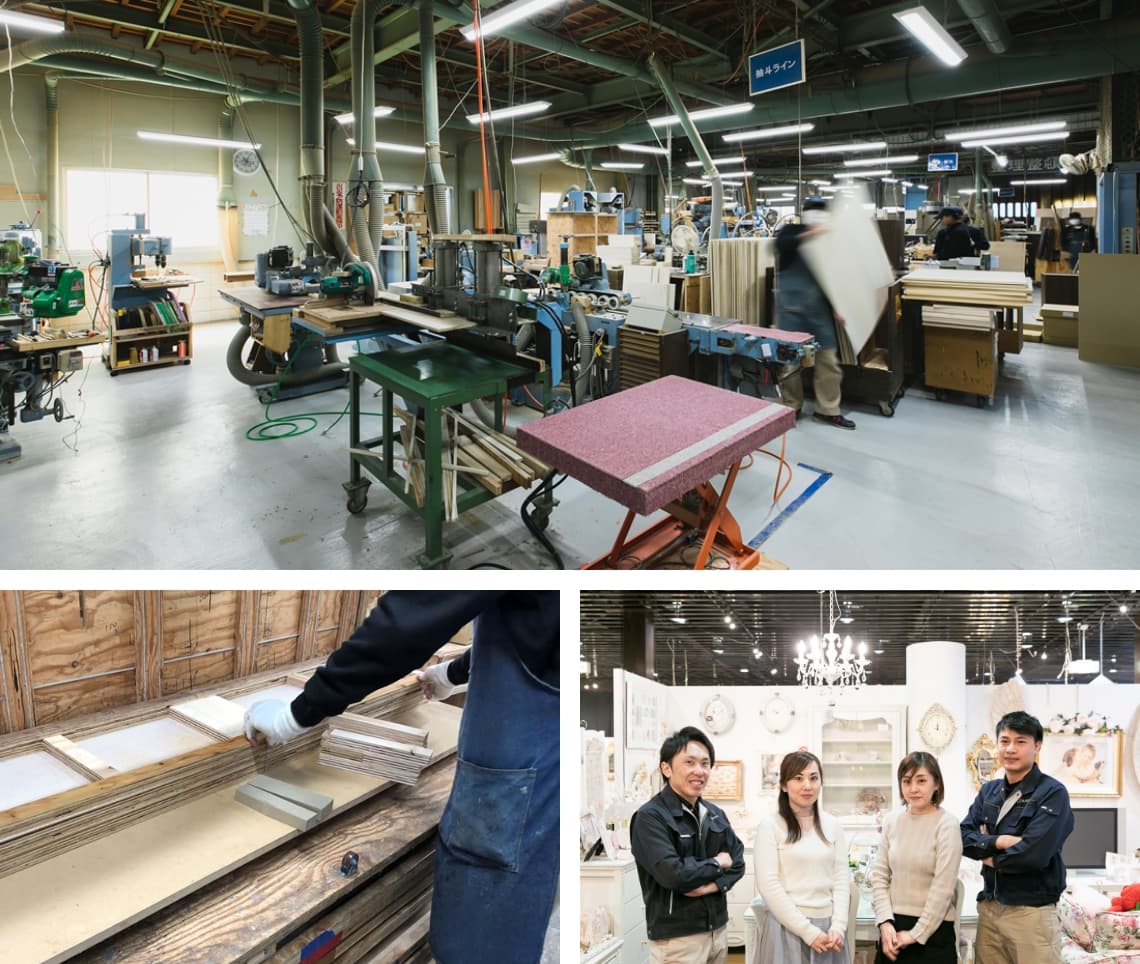 木工家具をつくる会社だからできる丁寧な製造、検品