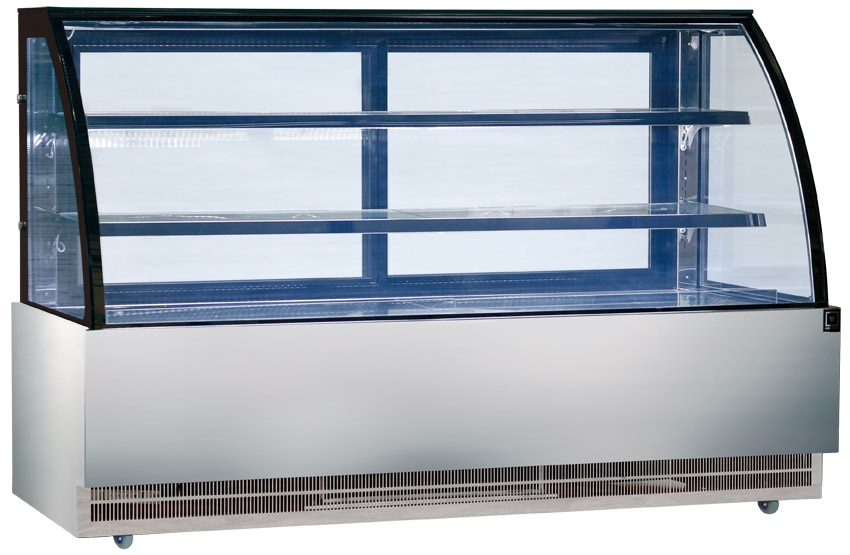 レマコム 高湿対面冷蔵ショーケース リヨン 232L RCS-K150S2LA - 業務 