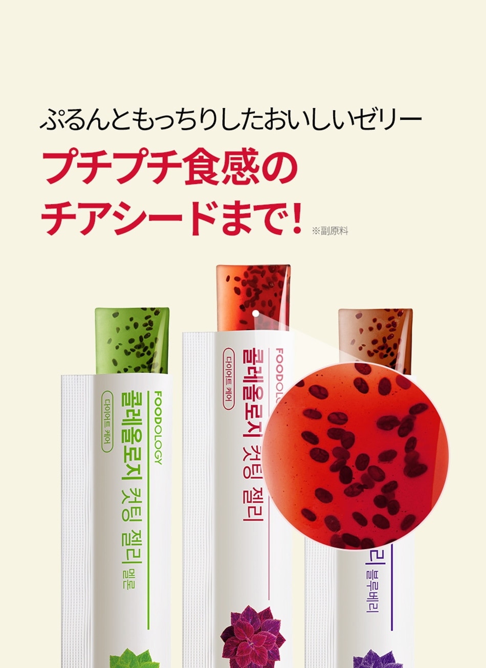 FOODOLOGY フードオロジー】コレオロジーカットゼリー 食後ダイエット
