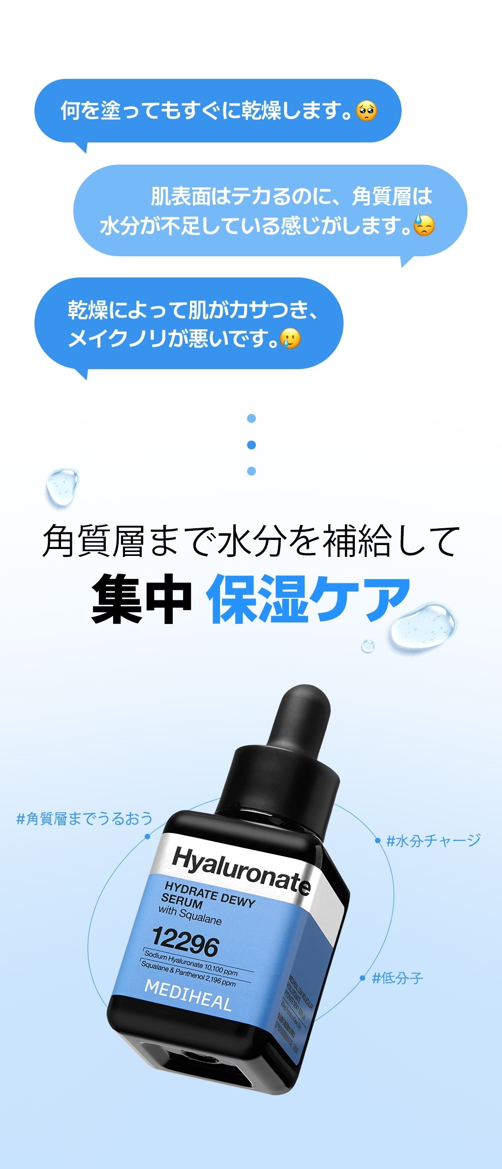 選べる美容液 肌悩み別 スキンケア