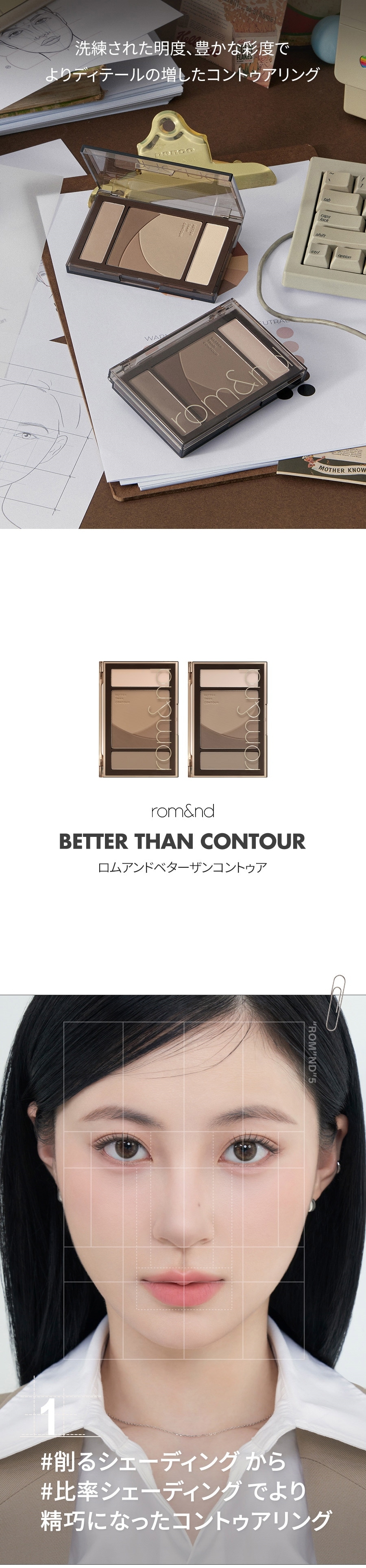 シェーディング コントゥアリング 立体感