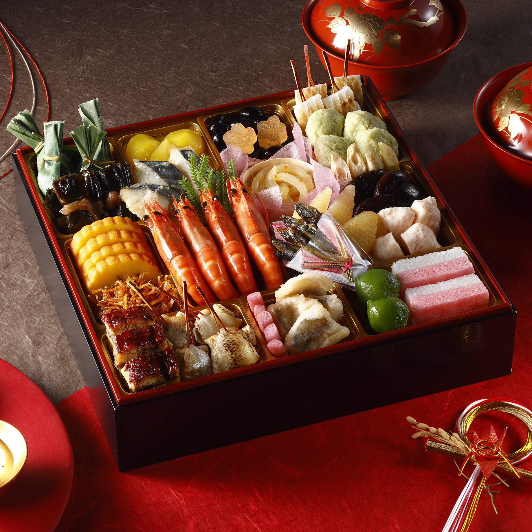 日本料理おせち一段