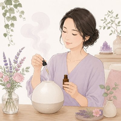 ディフューザーに垂らす