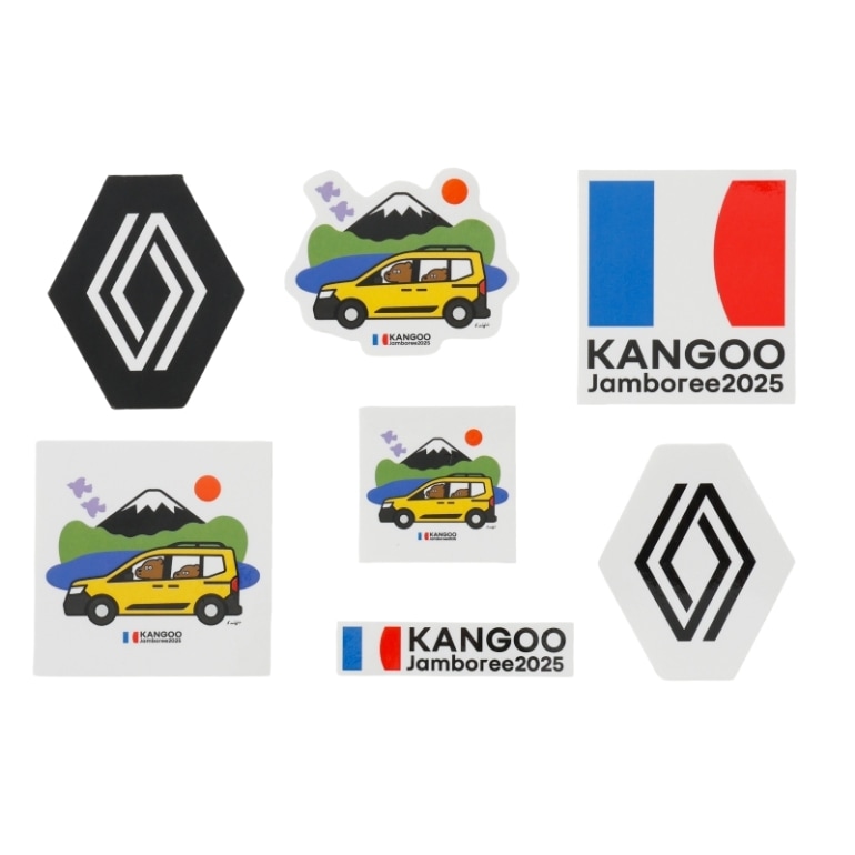 カングージャンボリー2025 フレークステッカー